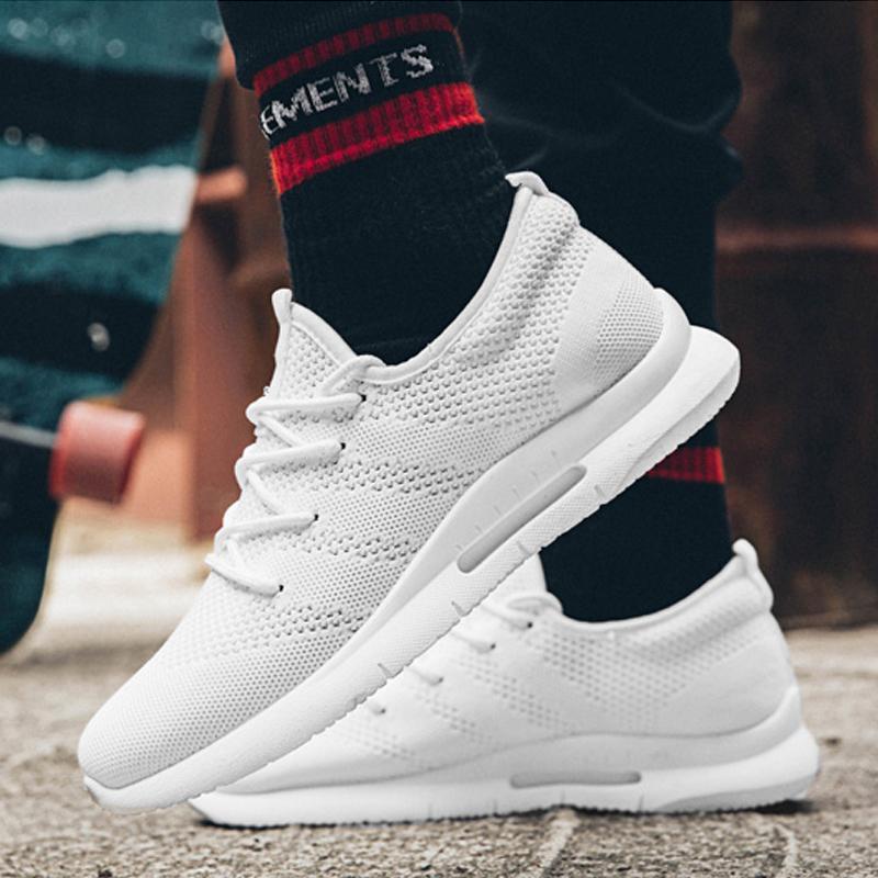 Mesh Lace Up Non-slip Men's Sneakers