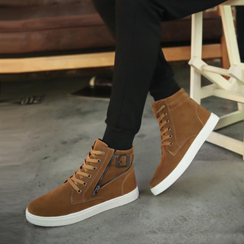 Suede Lace Up Cold Protection Men's Boots