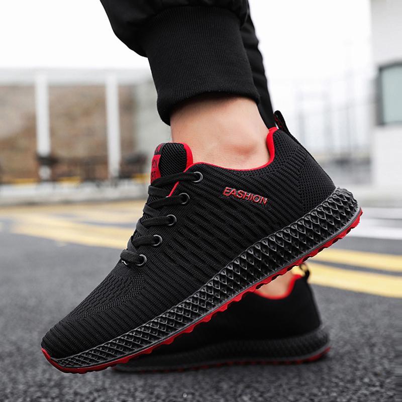 Mesh Lace Up Cold Protection Men's Sneakers