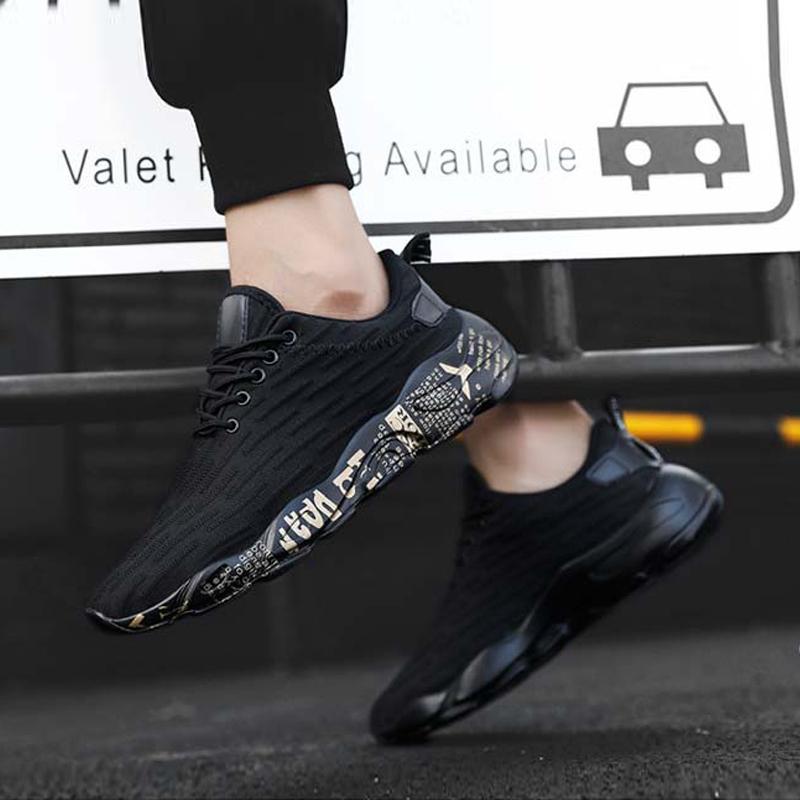 Mesh Lace Up Men's Sneakers