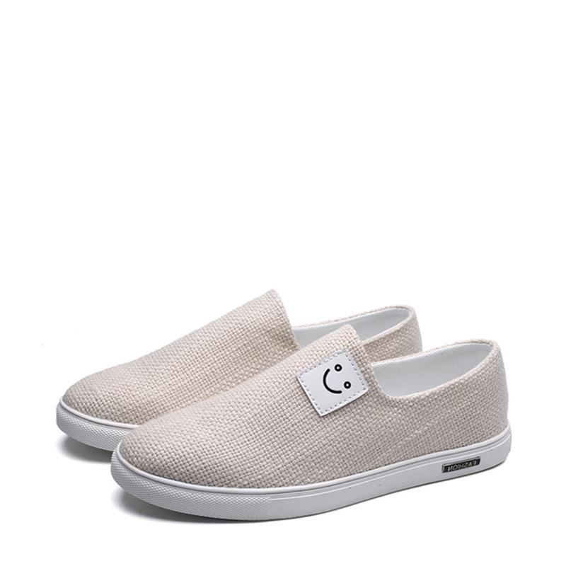 Causal Canvas Cloth Slip On Men's Sneakers