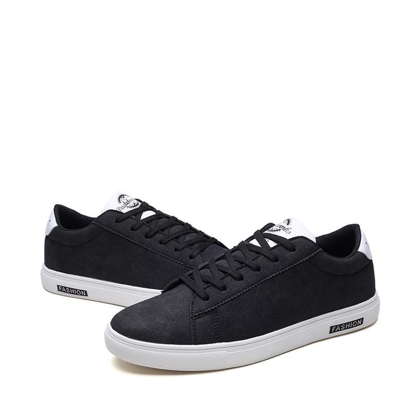 Leather Lace Up Men's Sneakers