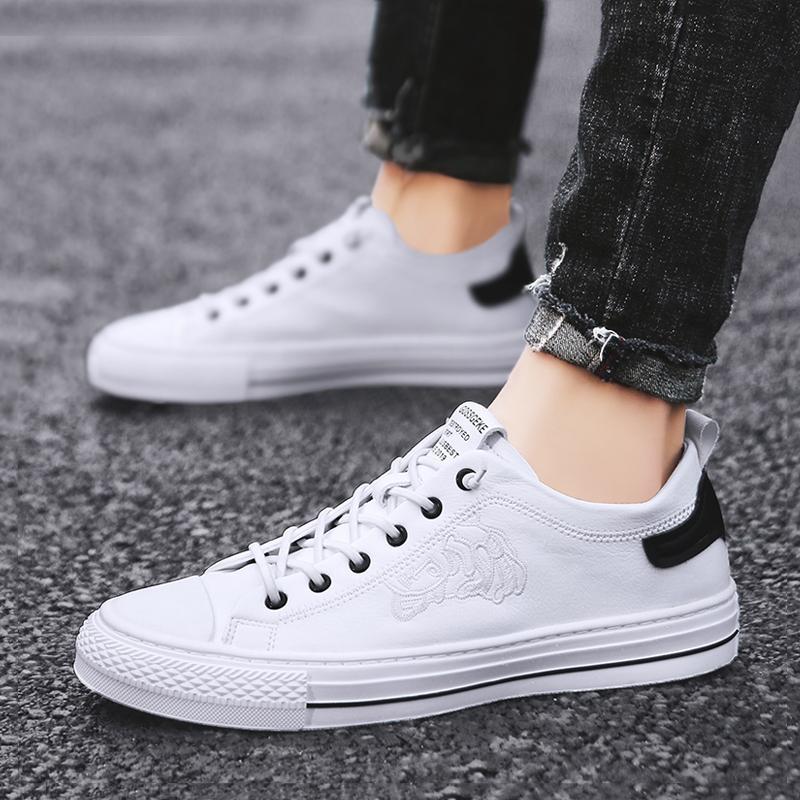 Microfiber Lace Up Men's Sneakers