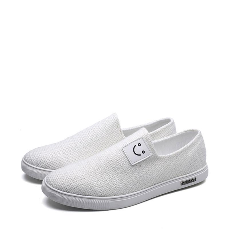 Causal Canvas Cloth Slip On Men's Sneakers