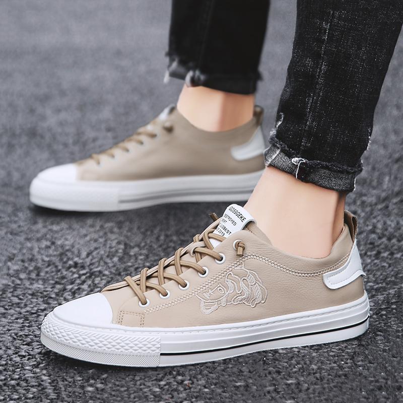 Microfiber Lace Up Men's Sneakers