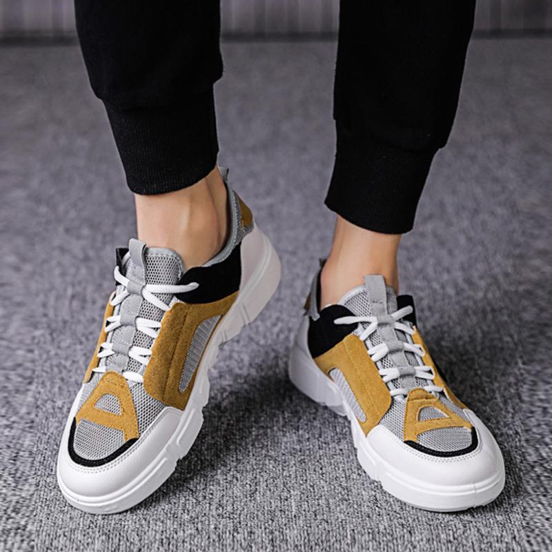 Mesh Lace Up Breathable Men's Sneakers