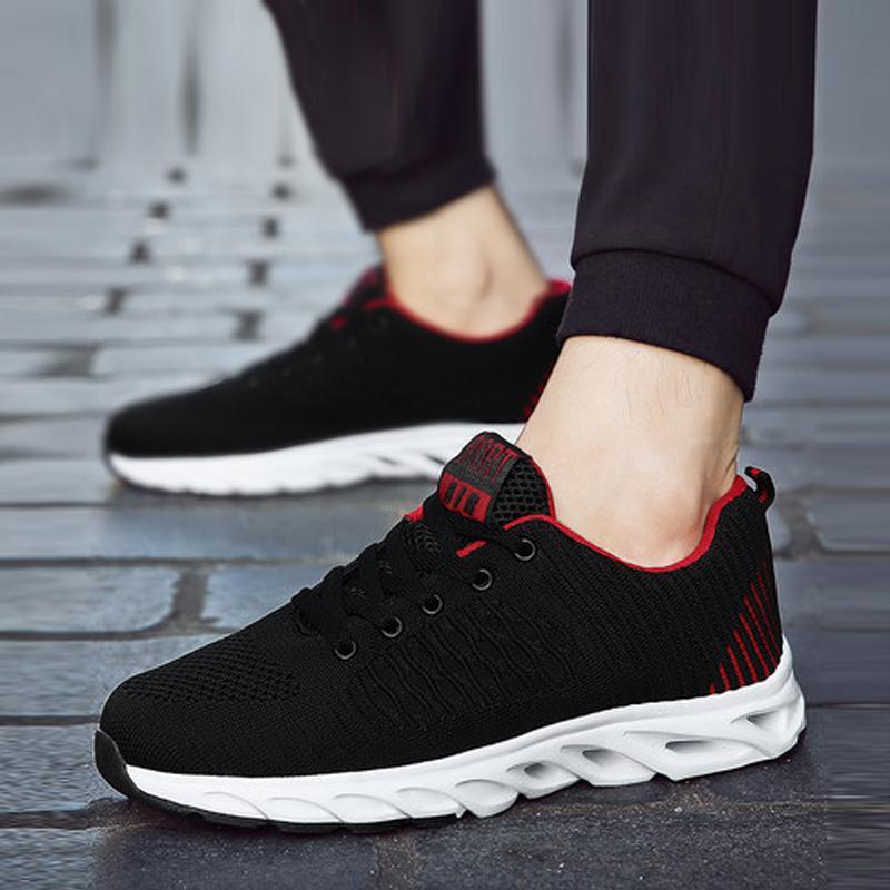 Leather Lace Up Men's Sneakers