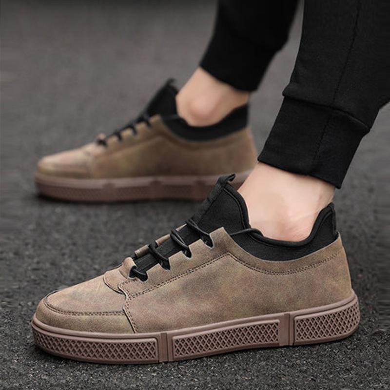 Suede Lace Up Men's Sneakers