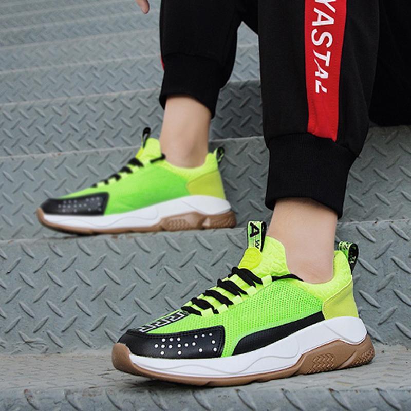 Mesh Lace Up Runing Men's Sneakers