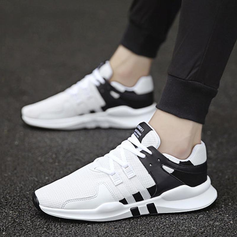 Leather Lace Up Men's Sneakers