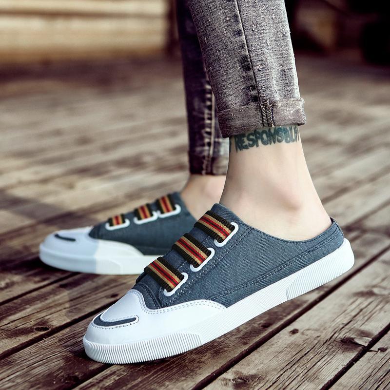 Canvas Slip-On Men's Slippers