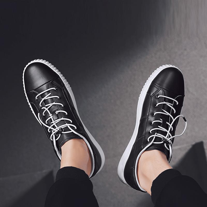 Microfiber Elastic Band Men's Sneakers