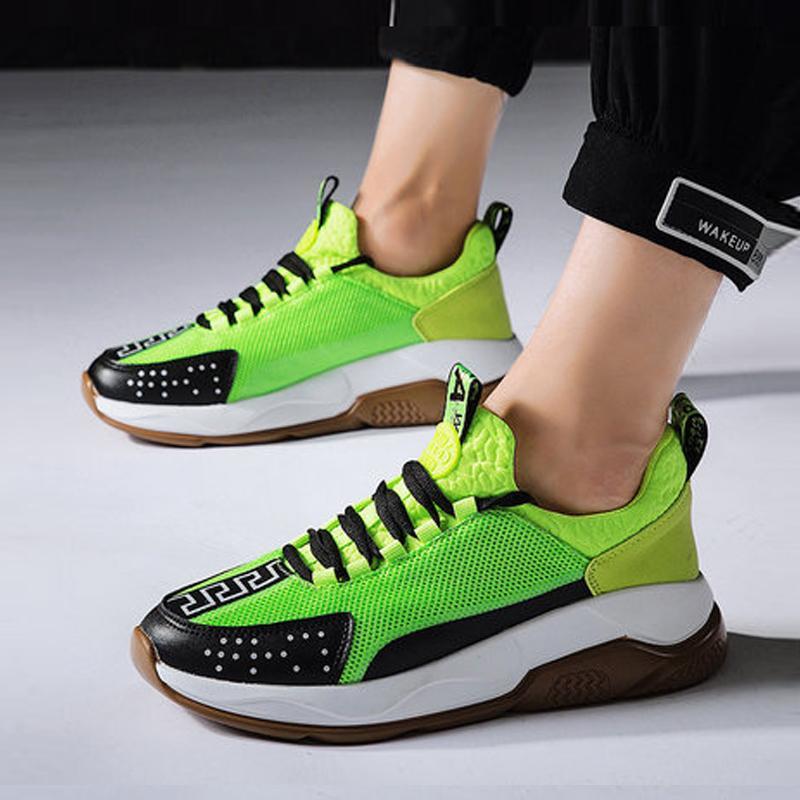 Mesh Lace Up Runing Men's Sneakers