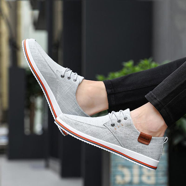 Canvas Cloth Lace Up Men's Sneakers