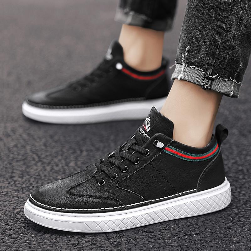 Microfiber Lace Up Men's Sneakers