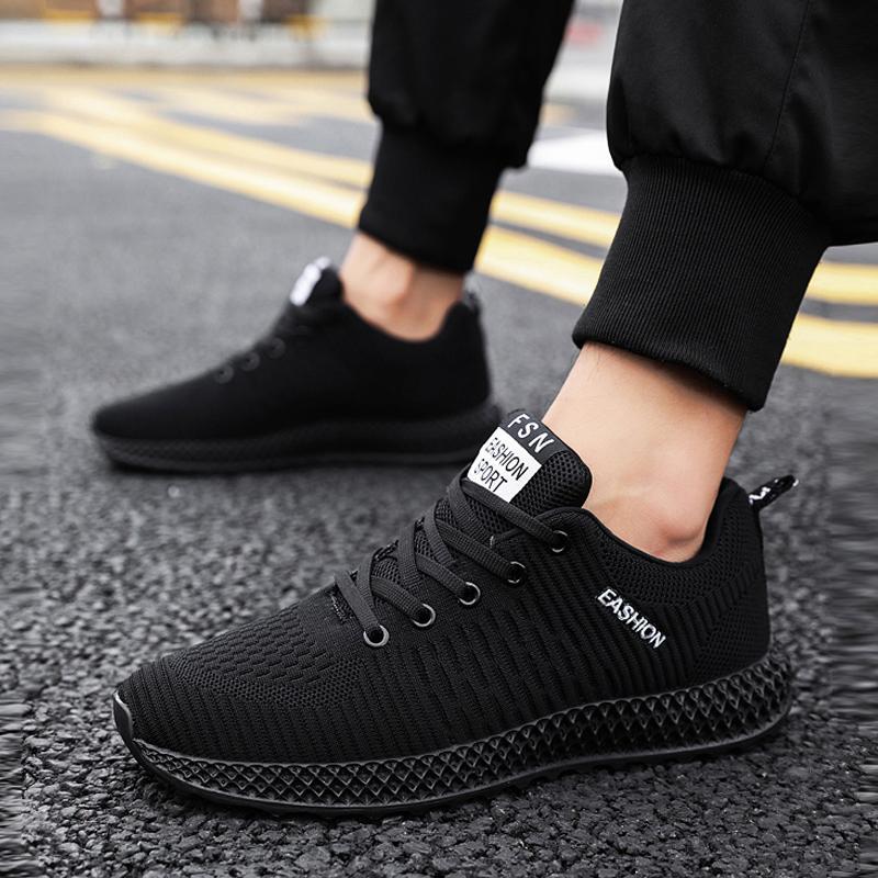 Mesh Lace Up Cold Protection Men's Sneakers