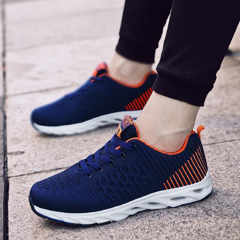 Leather Lace Up Men's Sneakers