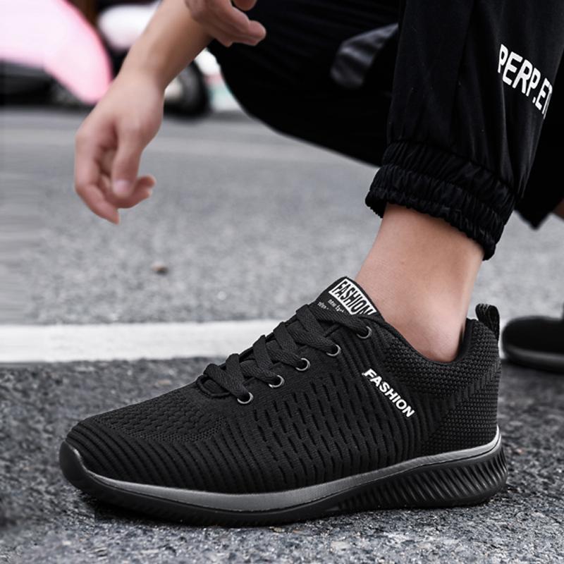 Mesh Lace Up Runing Men's Sneakers