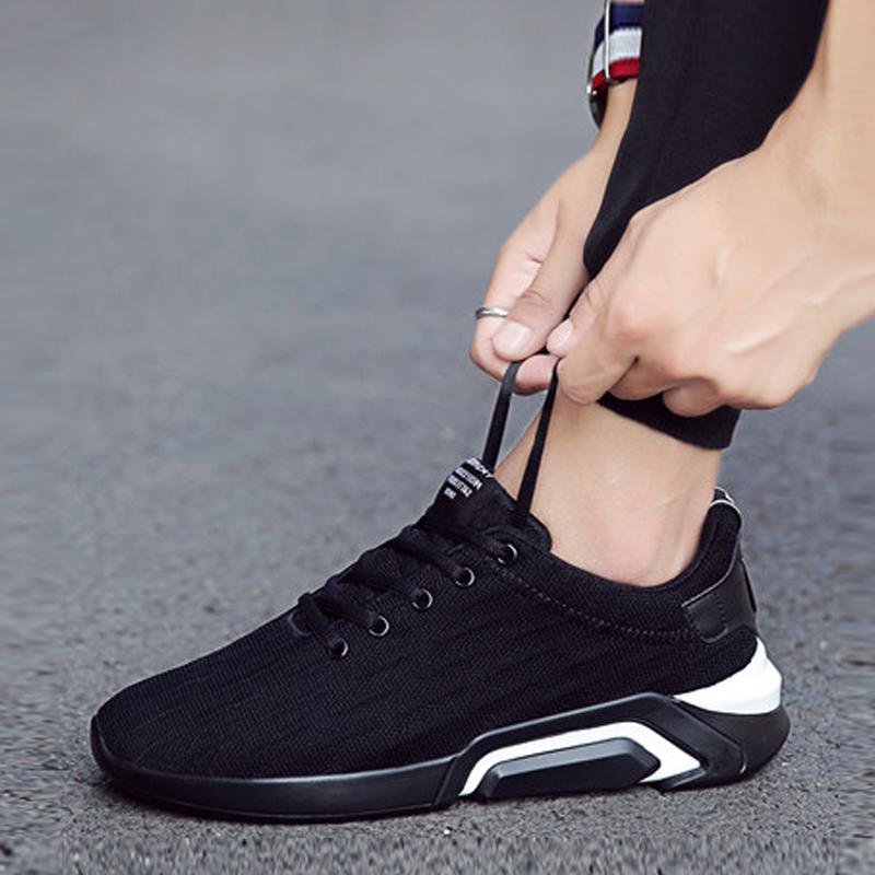 Mesh Lace Up Breathable Men's Sneakers