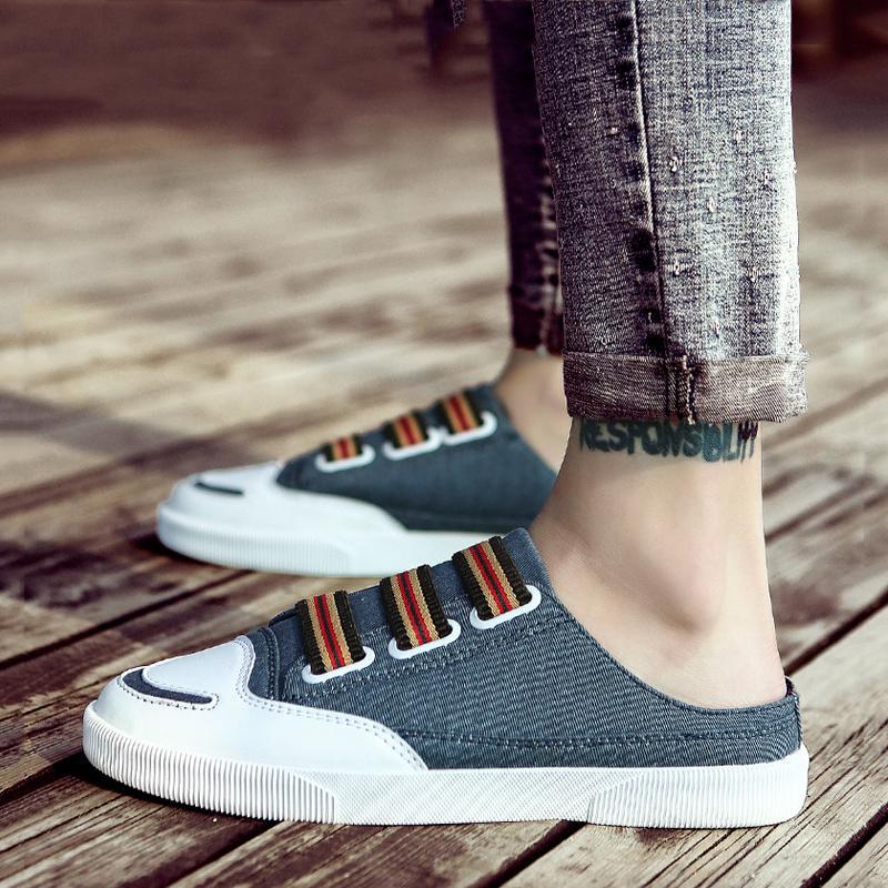 Canvas Slip-On Men's Slippers