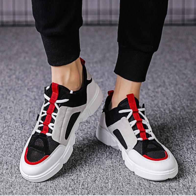 Mesh Lace Up Breathable Men's Sneakers